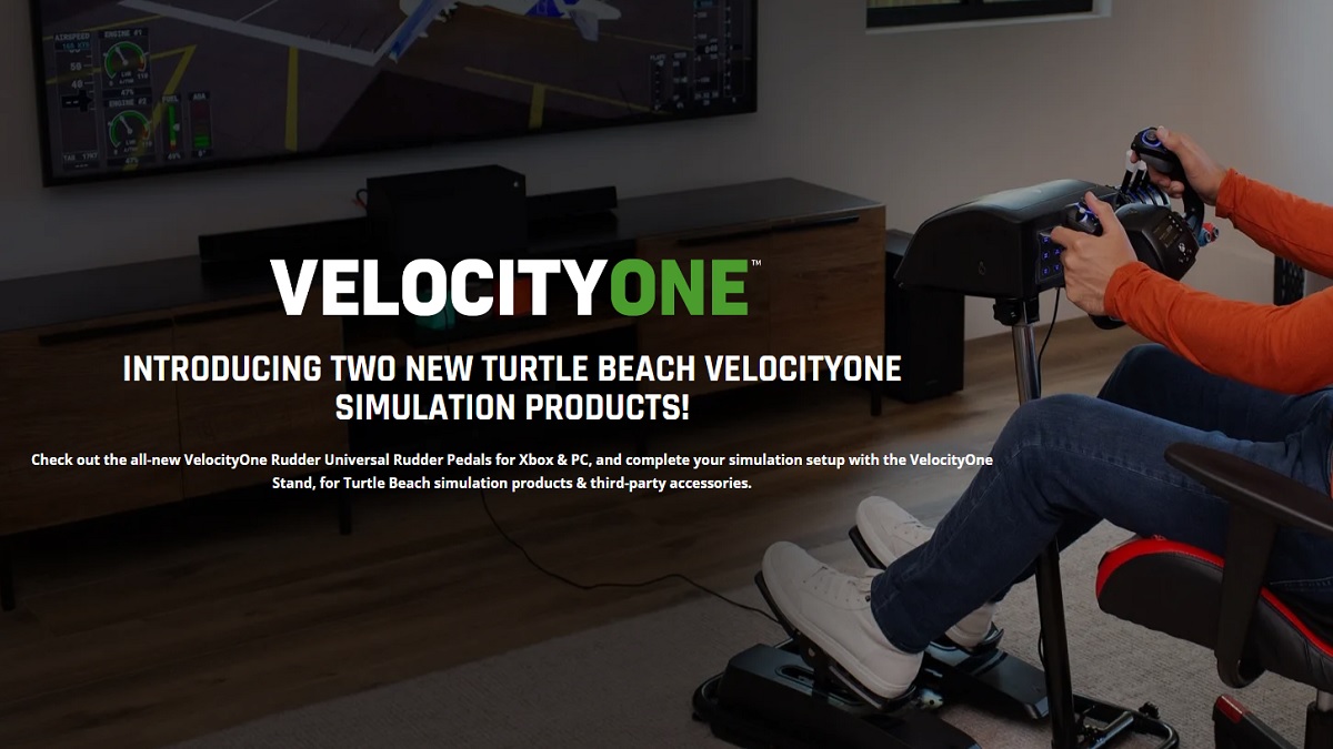 Turtle Beach發表VelocityOne系列新作：飛行踏板、搖桿、與支架