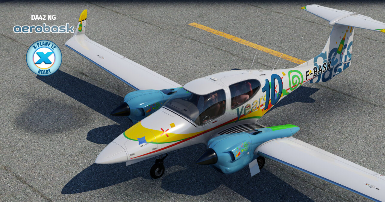 歡慶成立十周年！Aerobask推出X-Plane 12 DA42NG作品